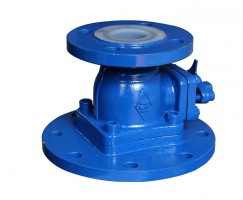 上、下展式襯氟放料閥